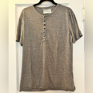 Men’s 7 Diamonds Grey Henley Tee